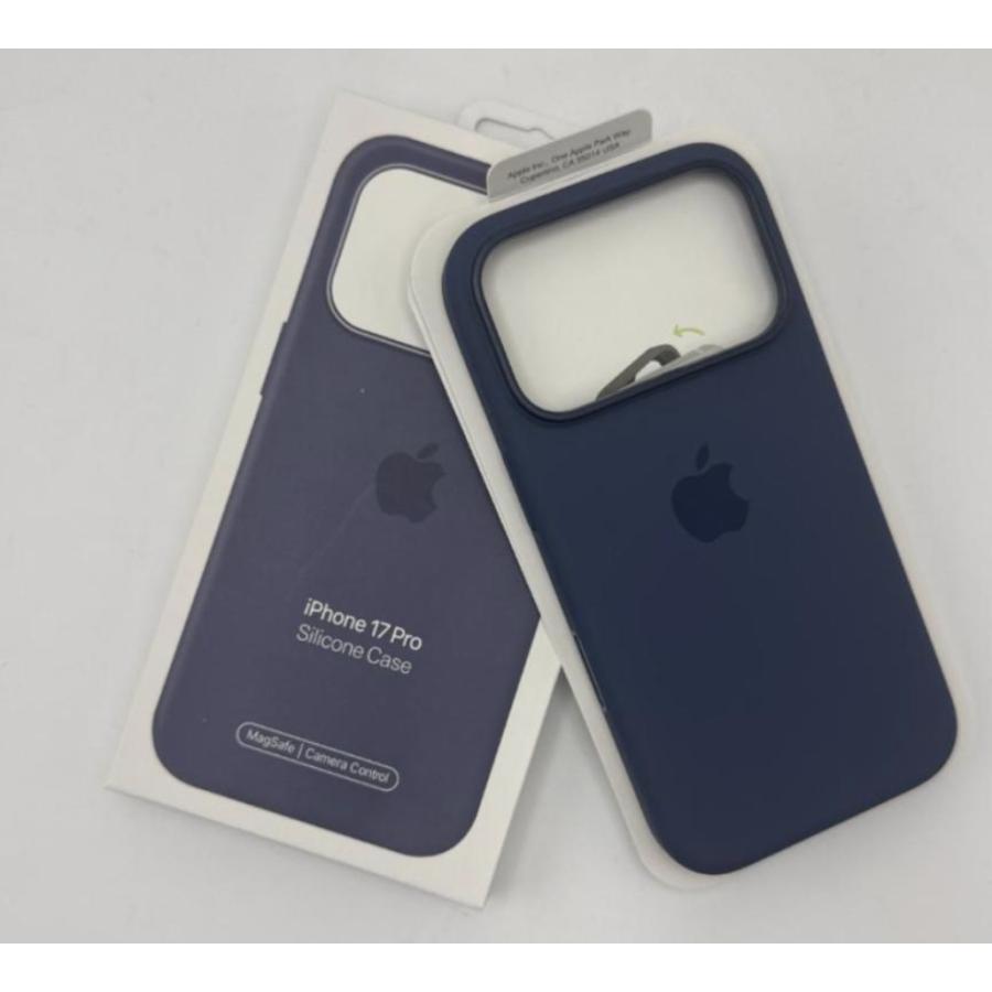 iPhone17pro シリコンケース アンカーブルー MagSafe対応 アップル アイフォン 並行輸入品 ケースa | 