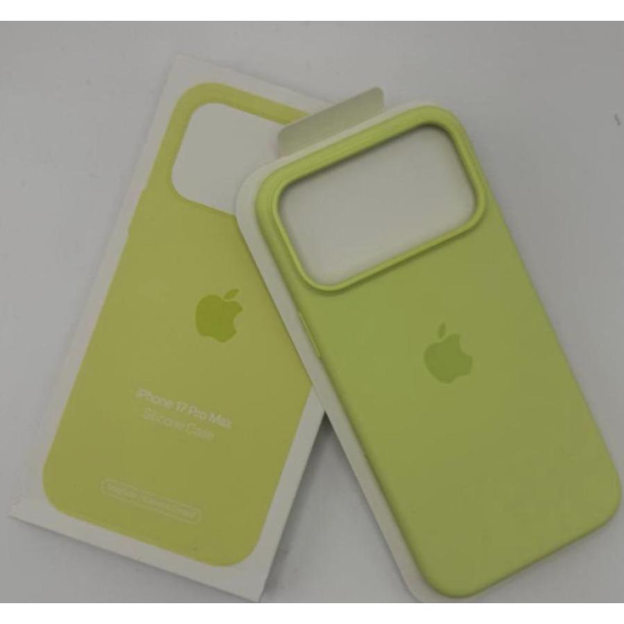 iPhone17promax シリコンケース ネオンイエロー MagSafe対応 アップル アイフォン 並行輸入品 ケースa | 