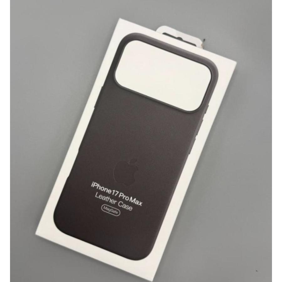 iPhone17promax レザーケース ブラック MagSafe対応 アップル アイフォン 並行輸入品 ケースa | 