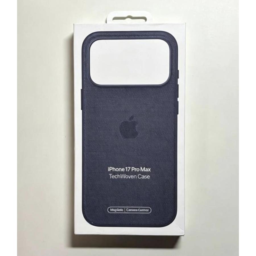 24日迄値下★純正★iPhone 17 ProMaxテックウーブンケース ブルー iPhone 17 Pro Max テックウーブンケース・ブルー MagSafe対応