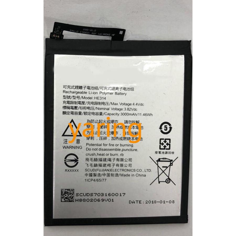 純正同等新品 Sharp HE314 適用する Z2 A1 FS8002 AQUOS Z2 携帯スマートフォン修理交換内蔵バッテリー 電池パック交換 工具セット 両面テープ | SHARP