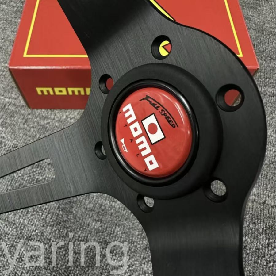 ステアリング、ハンドル本体 MOMO13インチ 330mm 競技用改装ハンドル