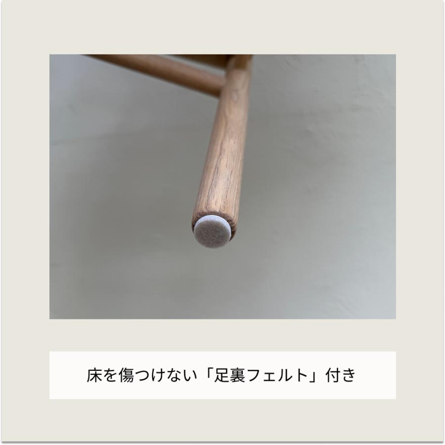 Yチェア CH24 ビーチ材 ソープ仕上げ ブラックペーパーコード 座面高