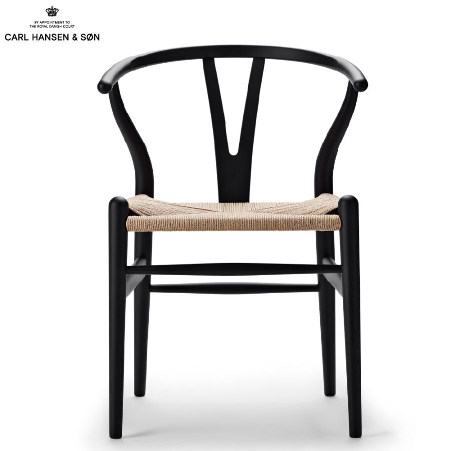 正規品）Yチェア CH24 SOFTBLACK 座面高45cm ビーチ材ソフトブラック
