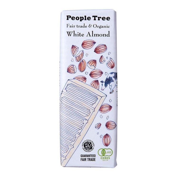 ピープルツリー People Tree フェアトレードチョコレート オーガニック ホワイト・アーモンド 50g バレンタイン ホワイトデー プチギフト｜yasac｜03