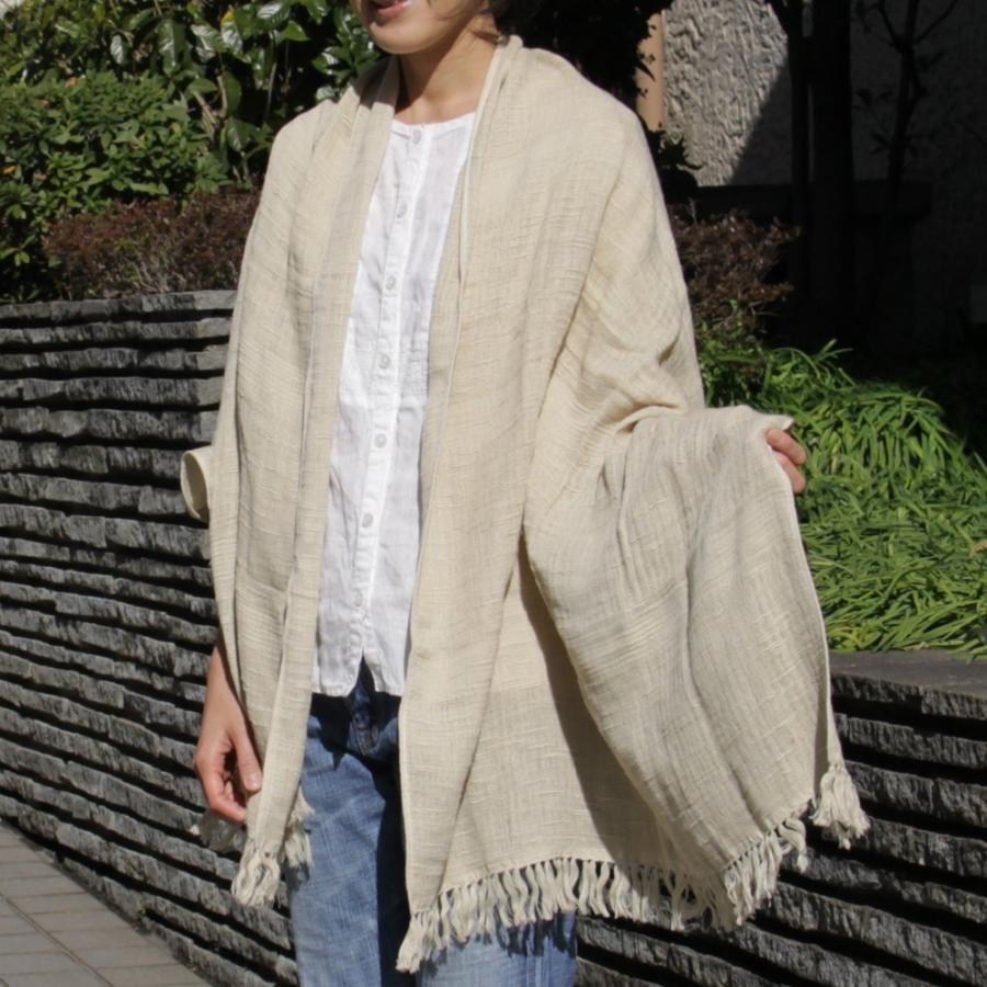 宮崎タオル 今治ショール スラブ 7 モカ◇70×180cm みやざきタオル