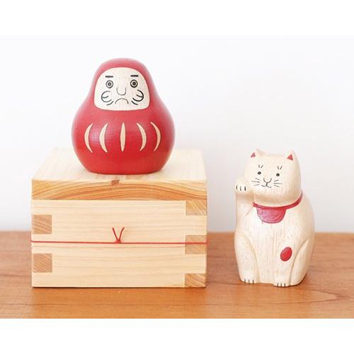 T-LABO T-Lab. ENGIMON mini だるま ティーラボ 木製 木彫り 小物 置物