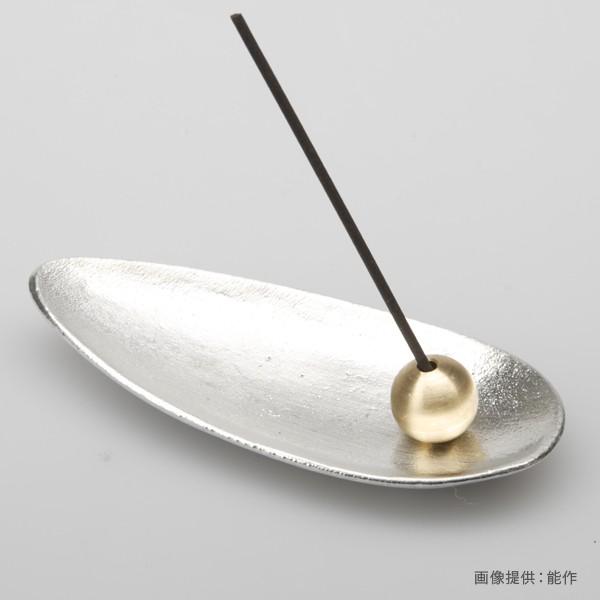 能作 香の器セット 笹 503030◇NOUSAK のうさく 錫100％ すず
