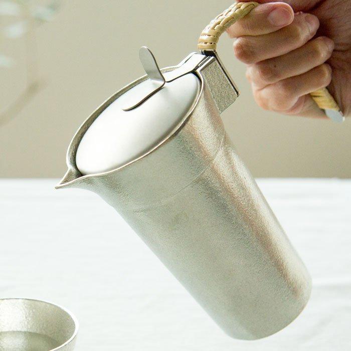 能作 / 和食器その他/SLV/600190 能作 600190 蓋付ちろり L◇NOUSAKU のうさく 錫100％ すず 富山県