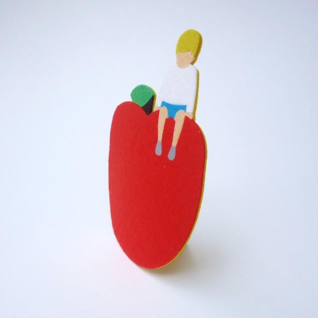 フェルトコースター 赤リンゴ C 01 リバースプロダクツ Re Verse Products トヨクラタケル フエルト かわいい おしゃれ 布 アップル 林檎 フルーツ レッド B2486 C01 やさしいおみせ Yahoo 店 通販 Yahoo ショッピング