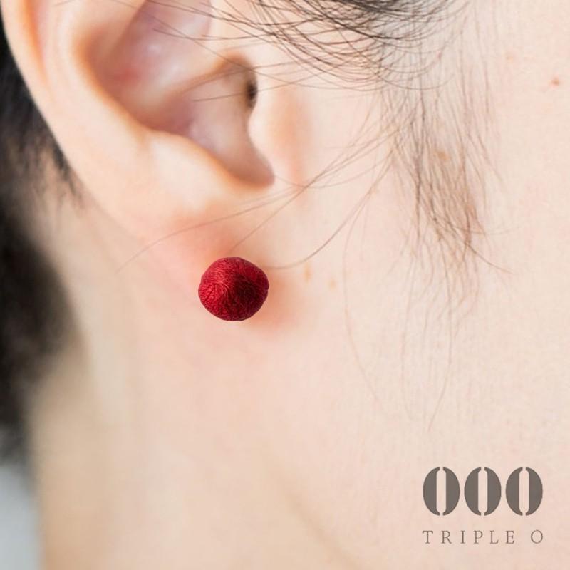 トリプルオゥ イヤリング スフィア・プラス 34 レッド SP004◇トリプル