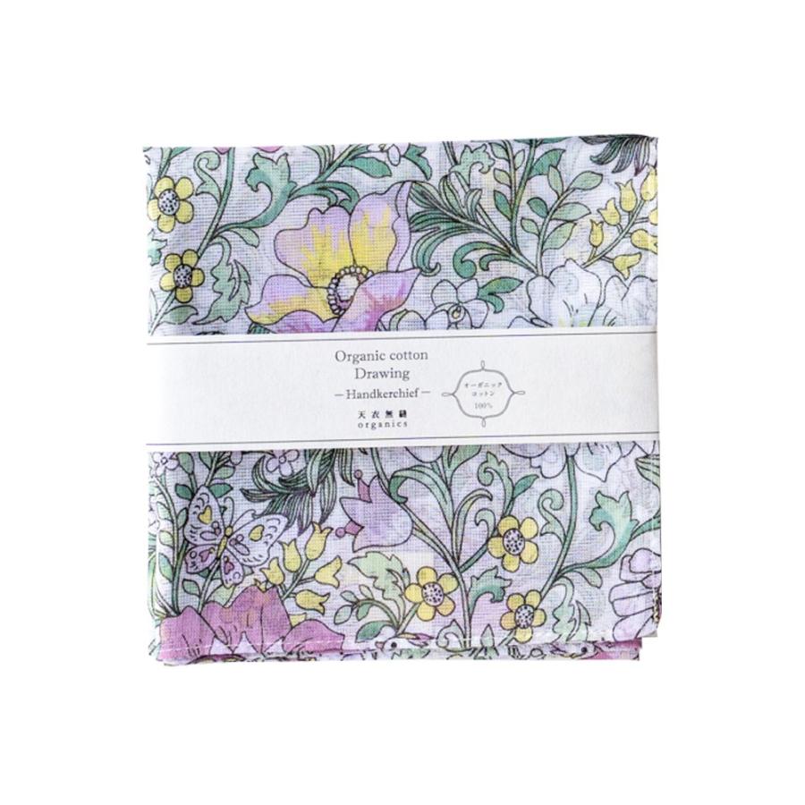 天衣無縫 オーガニックコットン Drawingモダンフラワーハンカチーフ パープル Yps 180 綿 53 53cm 大判サイズ 花柄 ホワイト 白 母の日ギフト おしゃれ B2803 Pp やさしいおみせ Yahoo 店 通販 Yahoo ショッピング
