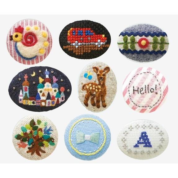 クロバー 58 652 くるみボタン ブローチセット オーバル 45 2個入り 4 5 3 5cm Clover 初心者用セット 手芸キット 簡単 手作り おもちゃ B2840 やさしいおみせ Yahoo 店 通販 Yahoo ショッピング