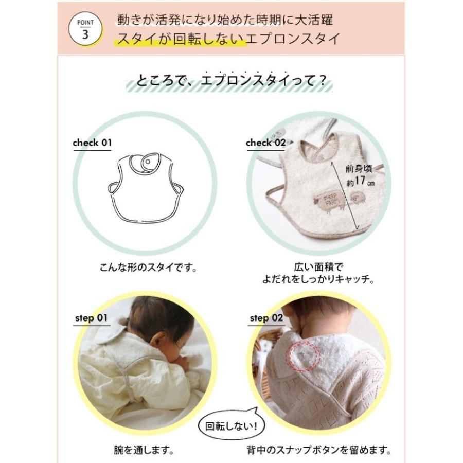 kontex（コンテックス） フラッフィー エプロン型スタイ グレー◇コン