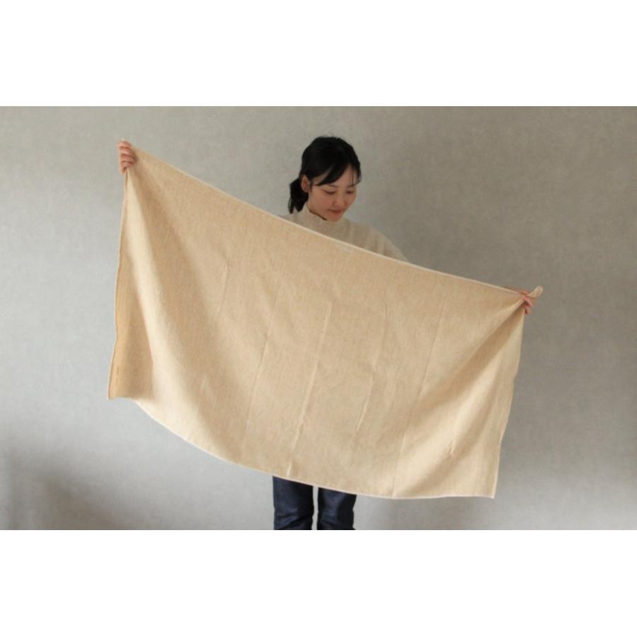 kontex MOKU LINEN LIGHT TOWEL モクリネン ライトタオル L イエロー◆コンテックス バスタオル 夏用寝具 70×135cm 大判 麻混 薄手 速乾 ループ付き｜yasac｜03