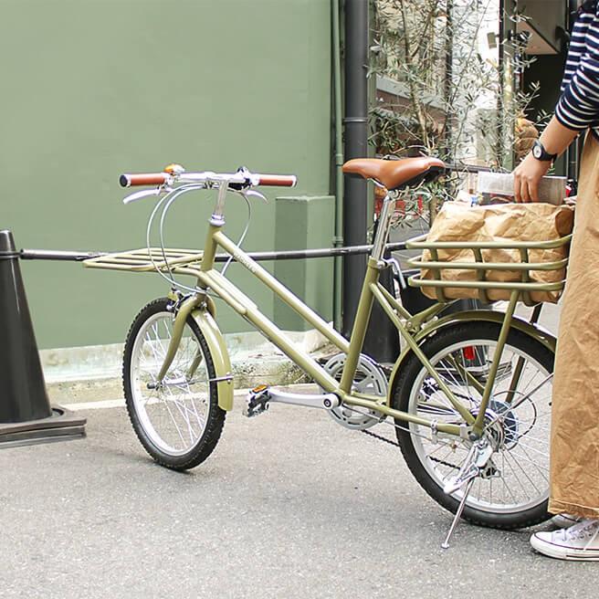 WACHSEN ROKEミニベロ 6段変速 20インチ 自転車 WBG-2002 カーゴバイク