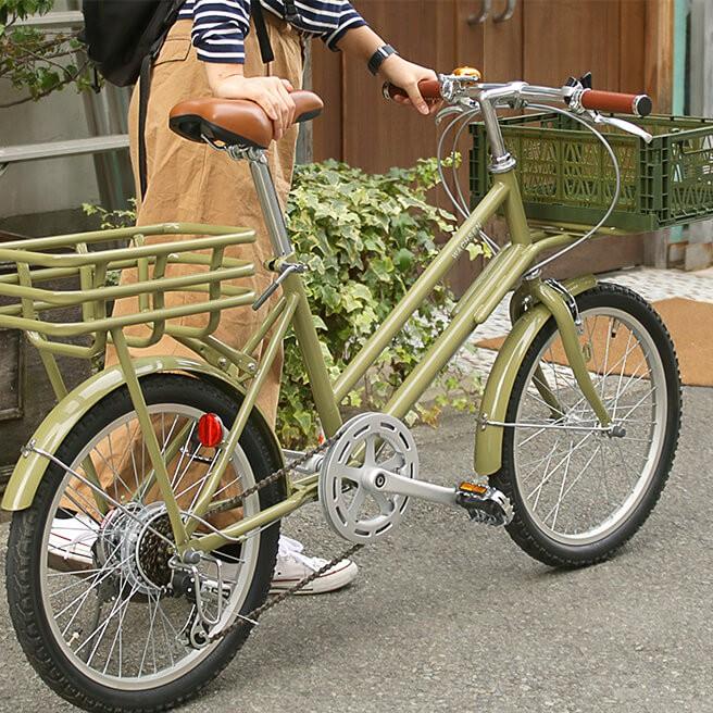 WACHSEN ROKEミニベロ 6段変速 20インチ 自転車 WBG-2002 カーゴバイク