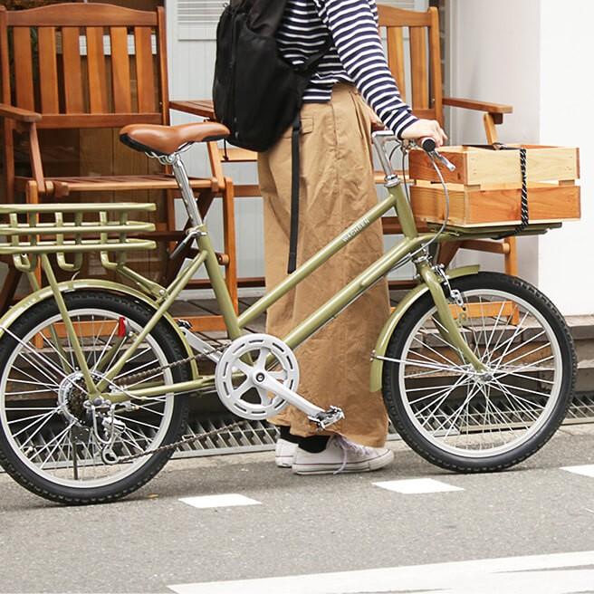 WACHSEN ROKEミニベロ 6段変速 20インチ 自転車 WBG-2002 カーゴバイク