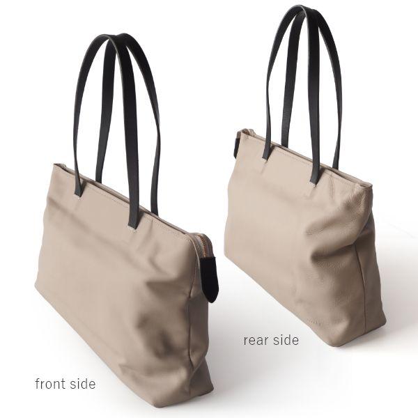 本革 B4トートバッグ レディース 通勤バッグ 自立 ファスナー 軽くて大