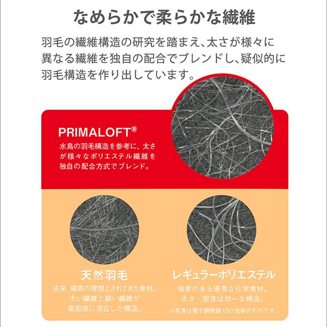 羽毛掛け布団 190x 210 プリマロフト 掛け布団 冬 ダブル 190×210 暖かい 洗える 本掛け布団