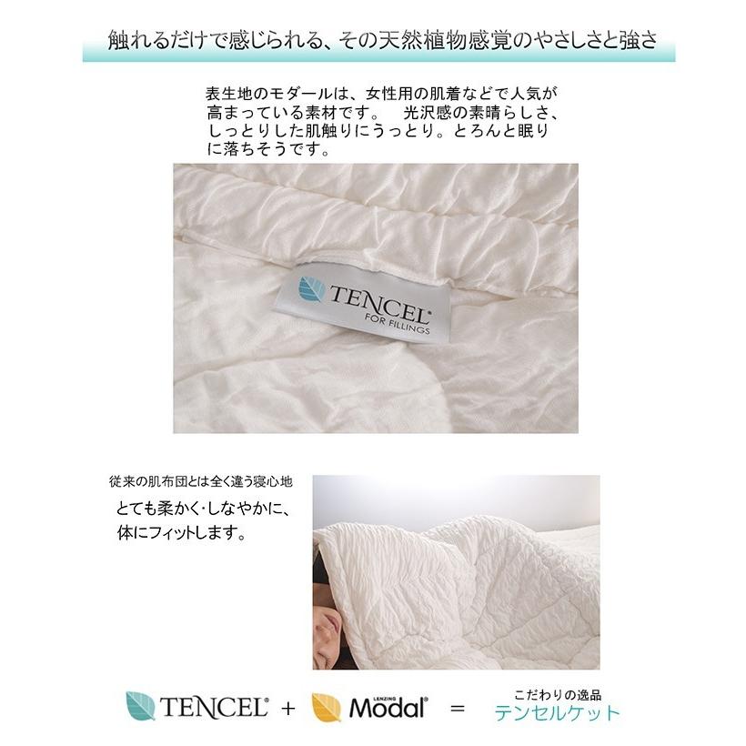 肌掛け布団 テンセル シングル 洗える 日本製 テンセルケット