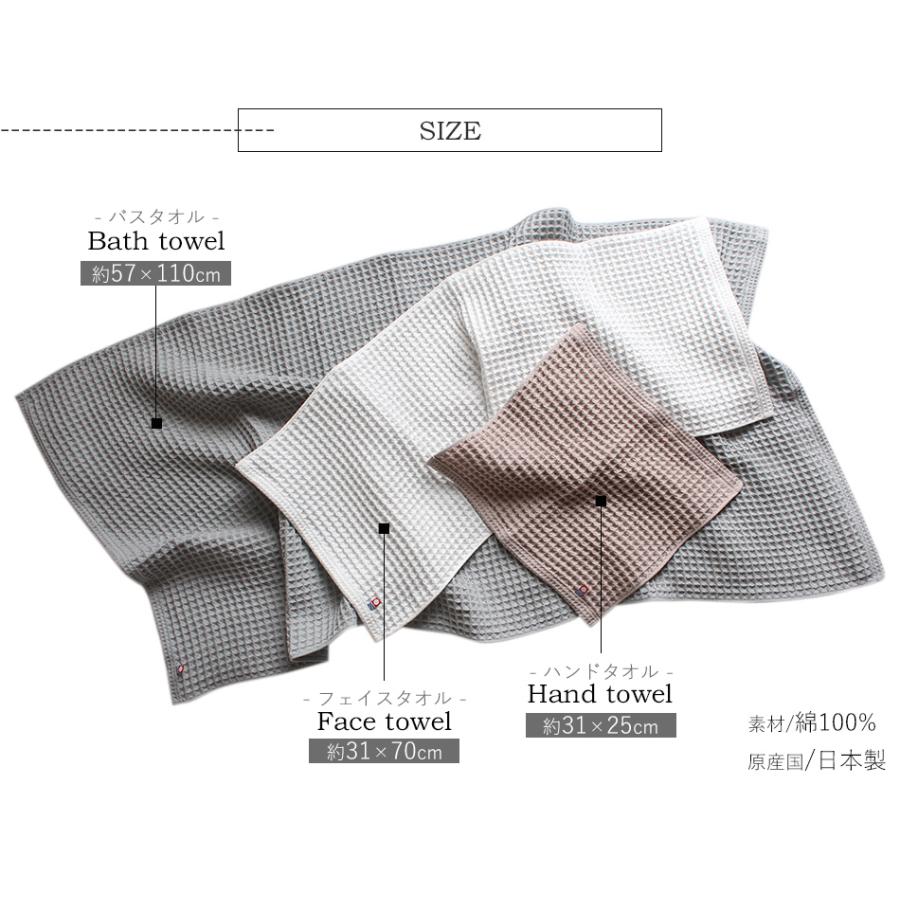 今治タオル（imabari towel） フェイスタオル ワッフル 今治 日本製