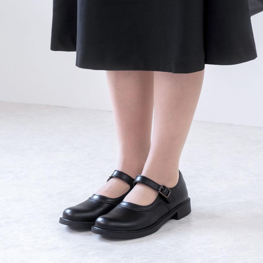 美品★Belle&Sofa★ストラップ付パンプス★黒 23cm Belle＆Sofa（ベルアンドソファ） フラットシューズ ストラップ