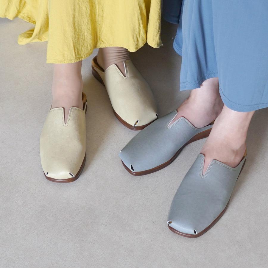 FLAT APARTMENT バレーシューズ　サボ スムースサボ コンフォートシューズ スリッポン サボサンダル 日本製