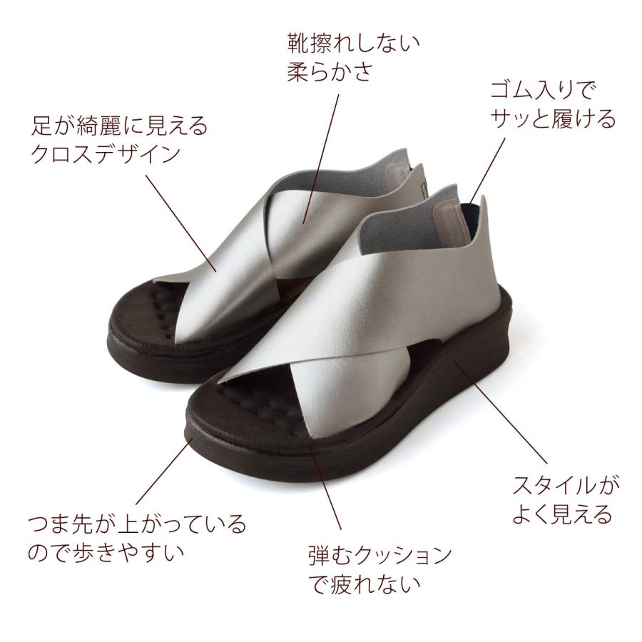 Belle＆Sofa（ベルアンドソファ） サンダル レディース 厚底 軽量 歩き