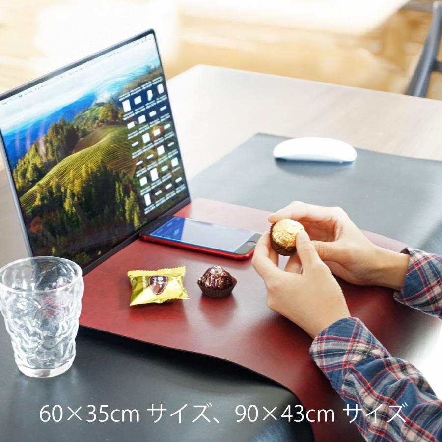 Belle＆Sofa（ベルアンドソファ） デスクマット レザー 長方形 無地