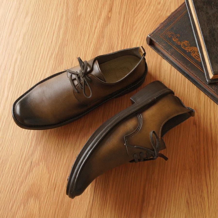 Belle＆Sofa（ベルアンドソファ） 手染めヴィンテージシューズ レース