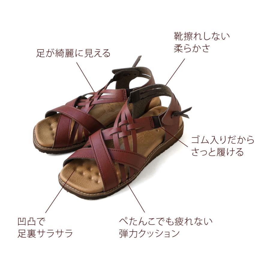 Belle＆Sofa（ベルアンドソファ） サンダル レディース 歩きやすい
