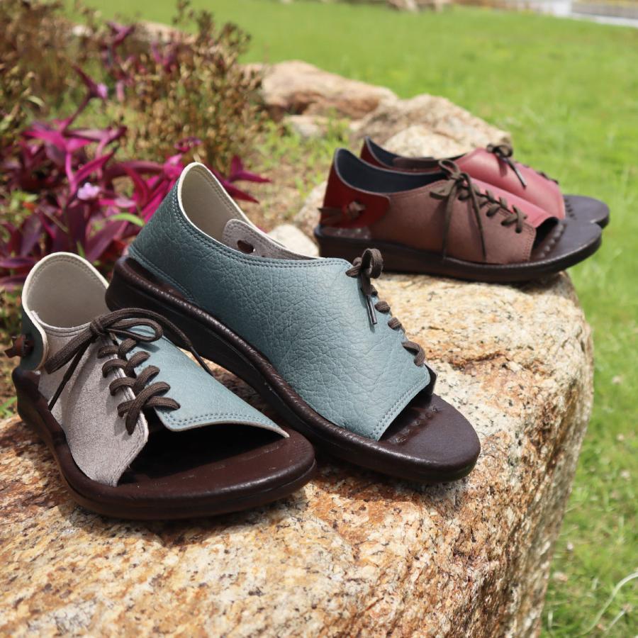 【ぽちこ】ビアンカ　メッシュレザーフラットサンダル　新品未使用　サイズ38 BIANCA（ビアンカ） 編み込み レザーサンダル 1894 レディース