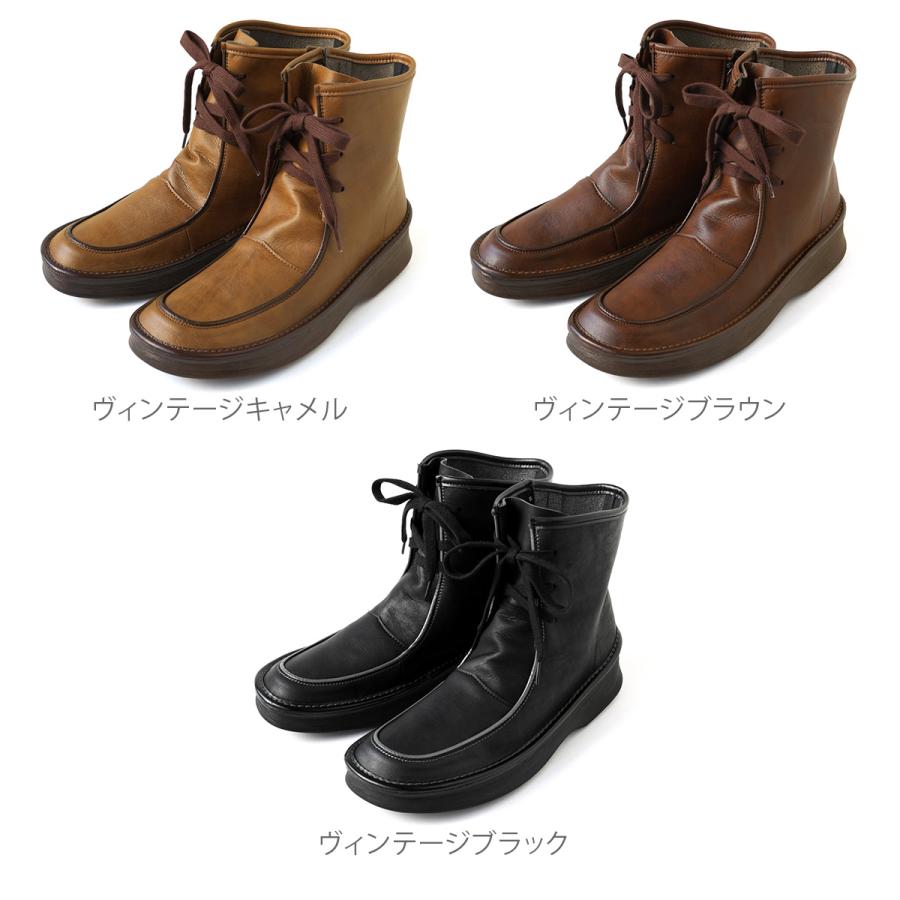 Belle＆Sofa（ベルアンドソファ） レースアップブーツ 歩きやすい 疲れ