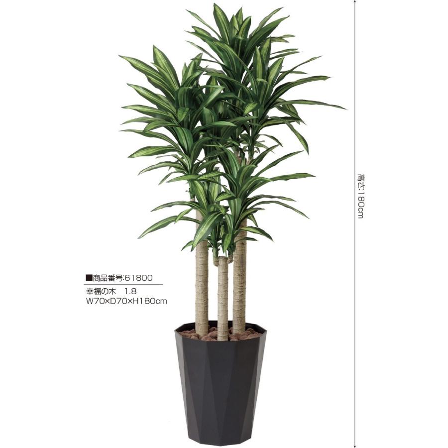 人工観葉植物 幸福の木1 8 やさしさonline 通販 Yahoo ショッピング