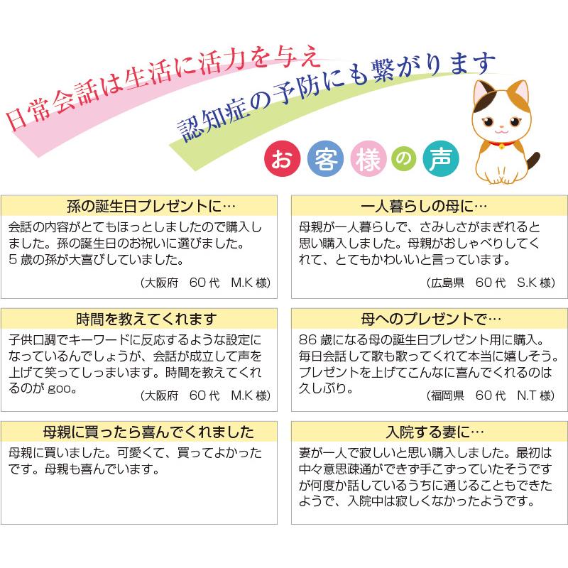 ☆ポイント10倍＋1000円OFFクーポン☆ こんにちニャン！ みけねこ