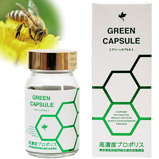 プロポリス グリーンカプセル 90粒入り 携帯ケース付き ( GREEN CAPSUL