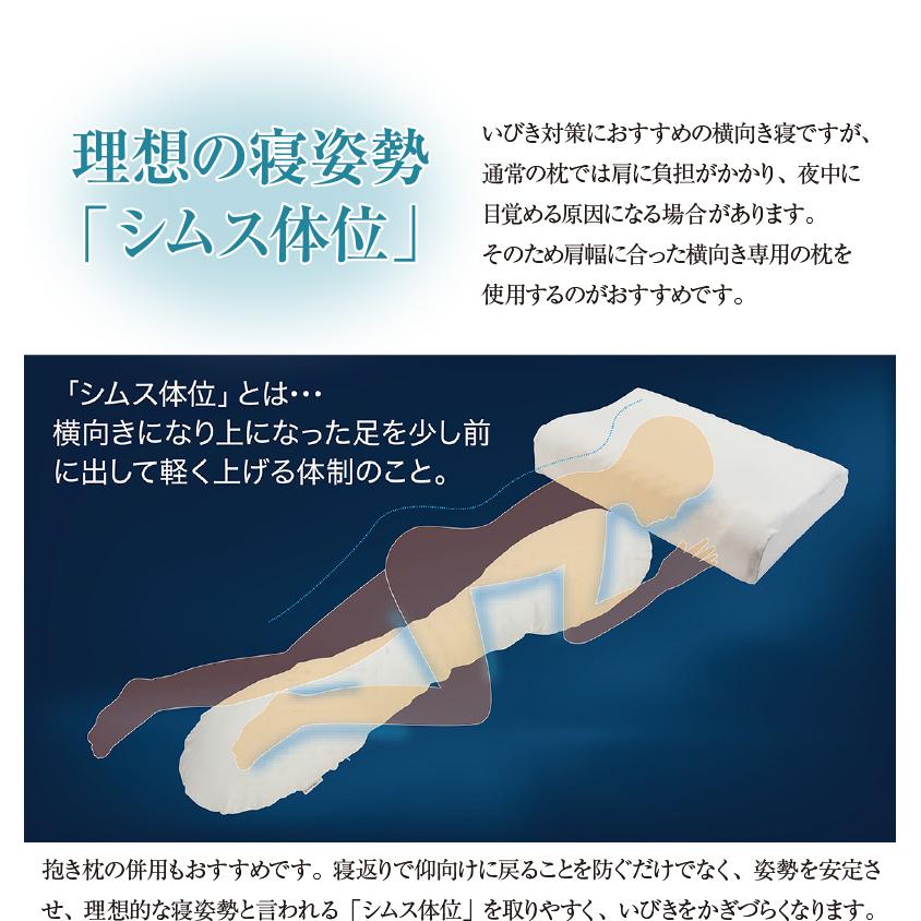 ラテックスメディカルピロー Lサイズセット（横向き枕カバー付き＋抱き