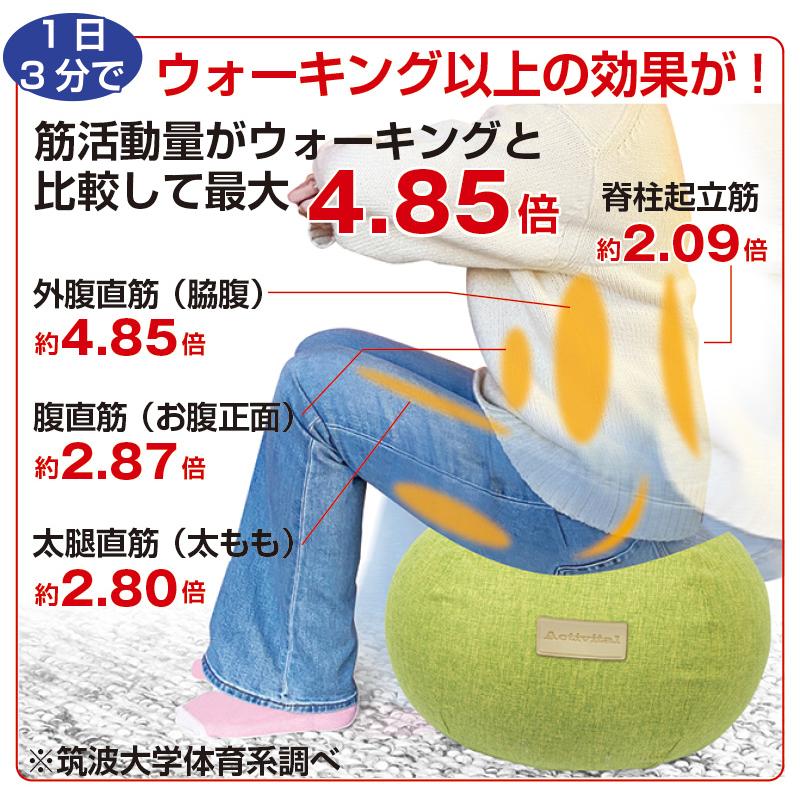 ☆クーポンで800円OFF☆ エクササイズプフ 体幹 バランスエクサボール