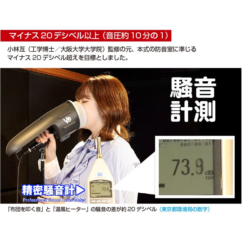 片手で持てる 防音室 ヴォイシーズ Voicease 遮音 日本製 騒音 片手で持てる 防音室 ヴォイシーズ Voicease 遮音 日本製 騒音