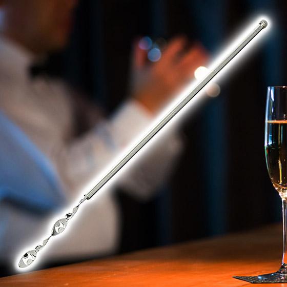 モーションマドラー マドラー 日本製 アルコール お酒 バースプーン ハイボール バーテンダー ステア ステンレス カクテル かき混ぜる 長友修一 バーテンダー の商品画像