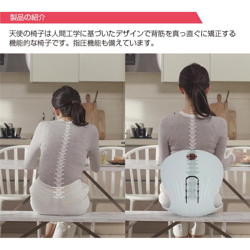 天使の椅子 プレミアム 姿勢矯正 座椅子 高弾性素材 人間工学 座 る 