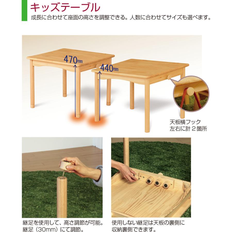 キッズチェア 幅35×奥行32.5×高さ50cm(座面高さ3段階19・23・26cm