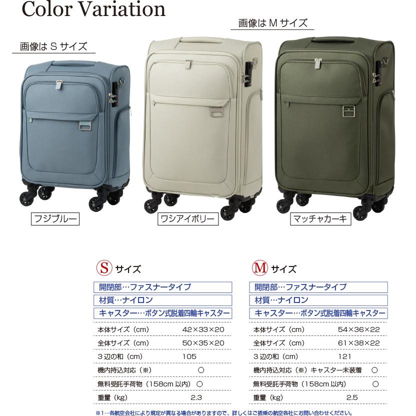 LEGEND WAKER スーツケース ハーモニー Sサイズ 26L 機内持込 手荷物