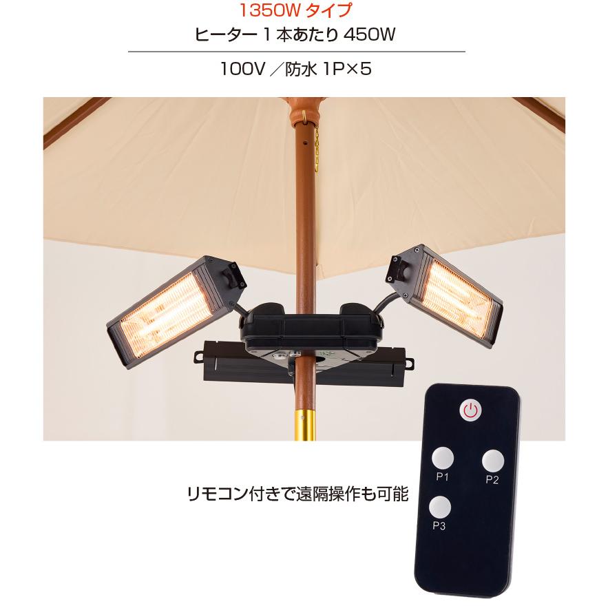 パラソル用ヒーター 3枚羽根 1500W 山岡金属工業株式会社 - パラソルヒーター - 業務用調理機器のことなら