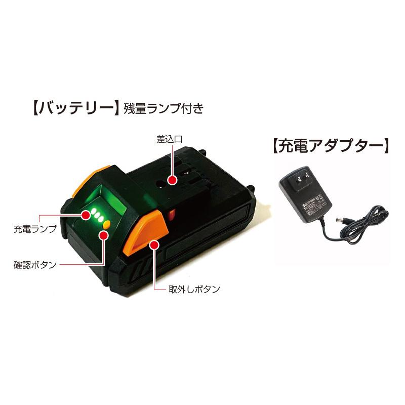 24V ポータブルコンプレッサー YARD FORCE ヤードフォース 充電式 車