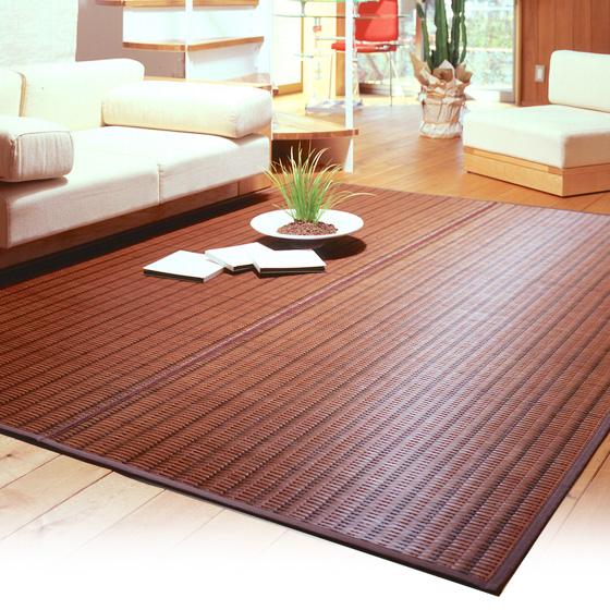 袋織（四十織）い草アクセントラグハーバス 190×190 : やさしさONLINE