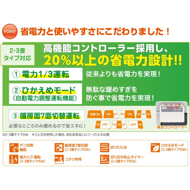 ゼンケン ホットカーペット 電磁波カット 3畳 カバー付き ZENKEN