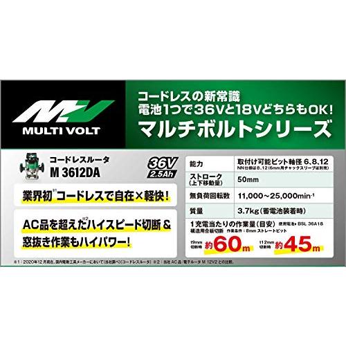 【最終値下げ】 HiKOKI(ハイコーキ) 36V コードレス ルーター トリマ 軸径6mm 8mm 12mm 取り付け可能 蓄電池・充電器・システムケース4、 【2301662407】(14783円)