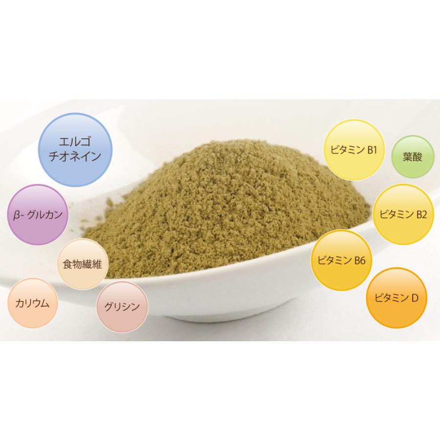 北海道産 無農薬栽培たもぎ茸のみ使用／添加物無したもぎ茸１００％パウダー／１０袋 タモギ茸 北海道産 100%パウダー 160g(80g×2個) 粉末 タモギダケ